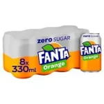 Fanta Orange Zero 8X330ml